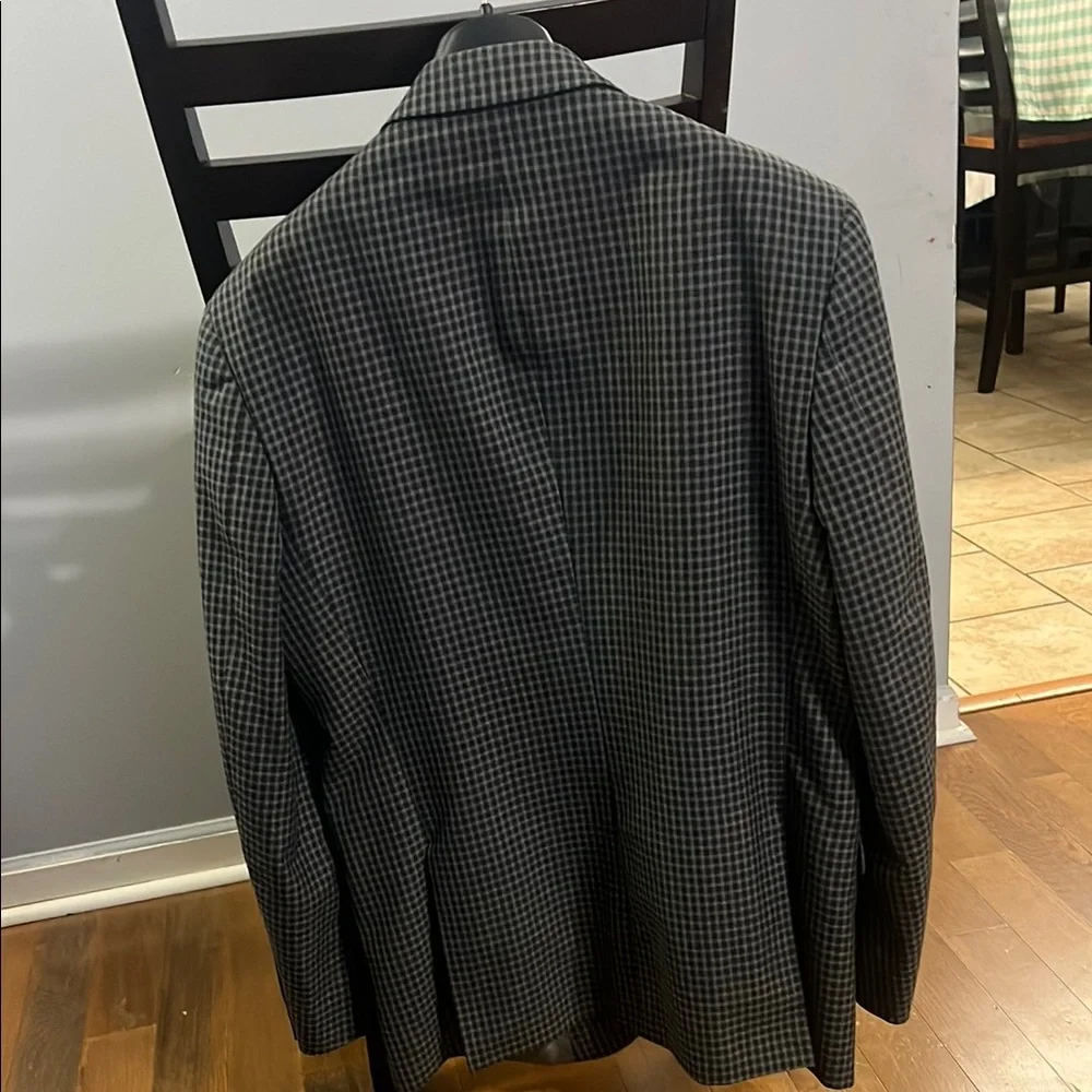 Men's Classic Checkered Blazer - Picture 3 of 4